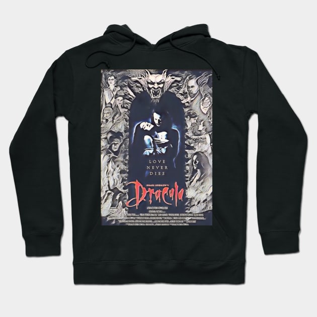 Dracula Hoodie by BackAlly Horror